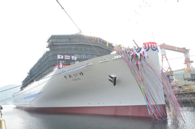 東京九州フェリー2番船「それいゆ」進水 2021年7月就航 公式サイトも開設
