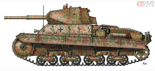 ムッソリーニの鶴の一声で誕生 イタリアン戦車p40 ソ連製t 34に憧れ開発途中で大変身 21年3月26日 エキサイトニュース 4 4