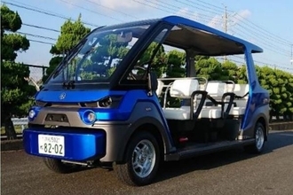 滋賀の山間地域で自動運転バス本格運行 全国で2例目 狭隘部も埋設の誘導線で