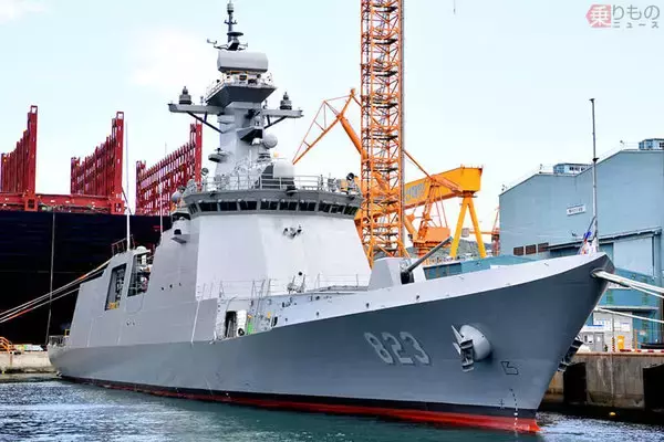韓国海軍 新型フリゲート「テジョン」進水 艦名は朝鮮半島の交通の要所に由来