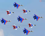 「ロシア空軍 曲技飛行の2チーム結成30周年 大規模祝賀イベントを実施」の画像1