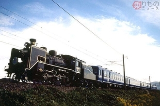 煙で新型コロナ対策の換気 難しく SL列車が運行終了 JR西「SL北びわこ号」