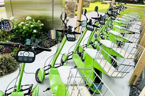 ドコモのバイクシェア「自転車以外」に拡大 異形の3輪EVバイクで初適用 愛知で実証