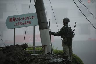 熱海 土石流災害 1000人体制の救助活動をフォトレポート 雨によりなおも難航続く