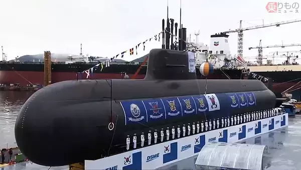 韓国 初の国産潜水艦「トサンアンチャンホ」就役前に動画公開 建造中のシーンも