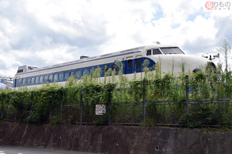 「あの0系どこから？」車両基地屋外に“鼻ナシ”で突如現れた初代新幹線 JR西に聞いた