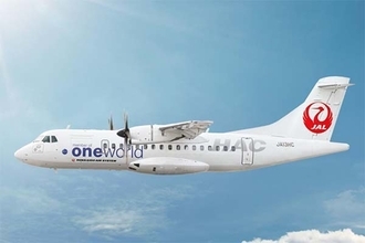 珍しい「oneworld」特別塗装機、国内で誕生へ HACで11月デビューの「ATR42」3号機に