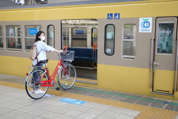 電車へ自転車そのままin 日常に 西武多摩川線で本実施へ 関東大手私鉄で初 21年9月22日 エキサイトニュース