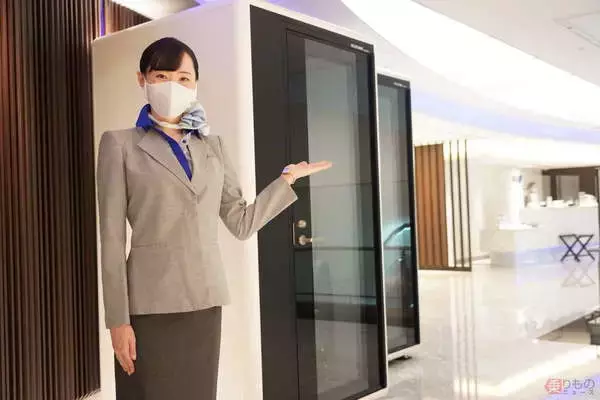 羽田「ANAスイートラウンジ」に出現したナゾの箱 普通の「個室防音ブース」と何が違うのか？