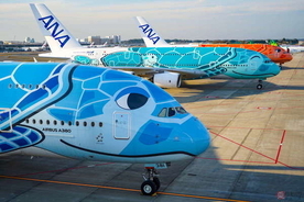 オレンジのウミガメ機“乗れる”かも？ ANA「A380で機内でレストラン」2022年1月も実施へ