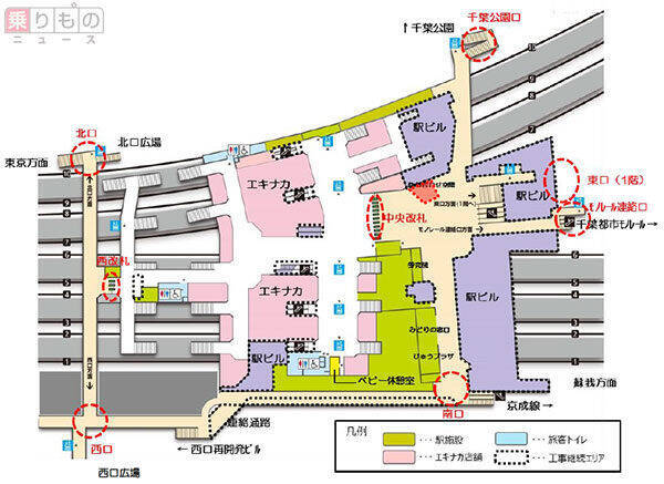 JR千葉駅が半世紀ぶり大リニューアル　新駅舎と「千産千消」の駅ナカ店舗が開業