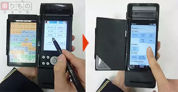新幹線車掌の携帯端末に新型　「きっぷ読み取り装置」で入力省略　JR東海
