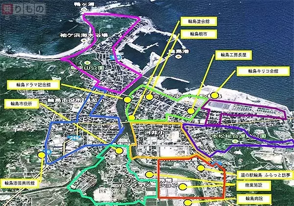 「ゴルフカートが公道を自動走行　新交通システム、社会実験中」の画像