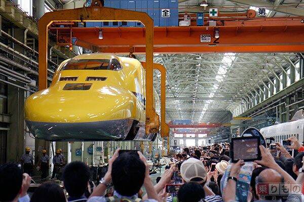 さよなら「空飛ぶ新幹線」　新しい方法は「レールが隆起」　JR東海・浜松工場