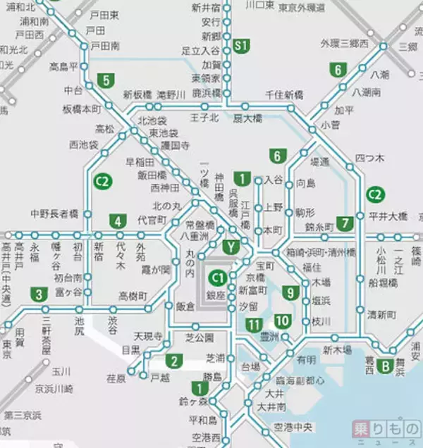 「首都高に「8号線」はない？　路線図に見当たらないもっともなワケ」の画像