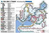 「JR近畿圏「路線図ウォールステッカー」発売　硬いアイスOKのスプーンも」の画像1