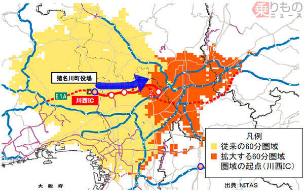 新名神高速の高槻jct Ic 川西ic間 11月開通へ 17年9月5日 エキサイトニュース