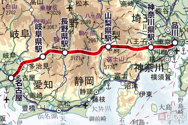 JR東海、リニア中央新幹線の電気設備工事を認可申請へ　一部駅の位置変更も