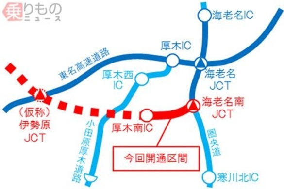 圏央道 厚木paスマートic 9月26日開通 相模川沿いの厚木paに接続 年8月29日 エキサイトニュース