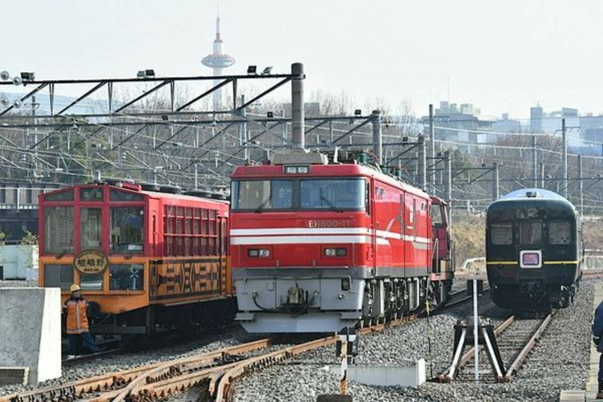 京都鉄博に青函トンネル機関車eh800形が到着 北海道からはるばる 期間限定展示 18年1月日 エキサイトニュース