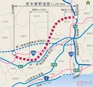 第3の東名？　「厚木秦野道路」その整備効果とは　東名と新東名に並行