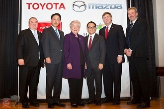 マツダとトヨタ、合弁新会社「MTMUS」設立　4000人雇用の完成車生産工場建設