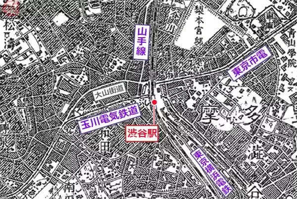 「渋谷駅の埼京線ホームはなぜあんなに離れているのか　移転と転用、繰り返した歴史」の画像