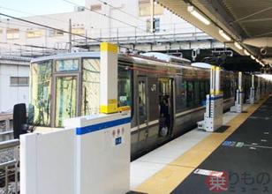 明石駅3・4番のりばに「昇降式ホーム柵」設置へ　JR西日本