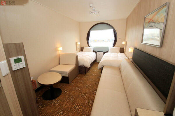 船旅は個室が主流に　新フェリー「さんふらわあ きりしま」進化の内容は　大阪～志布志間に就航