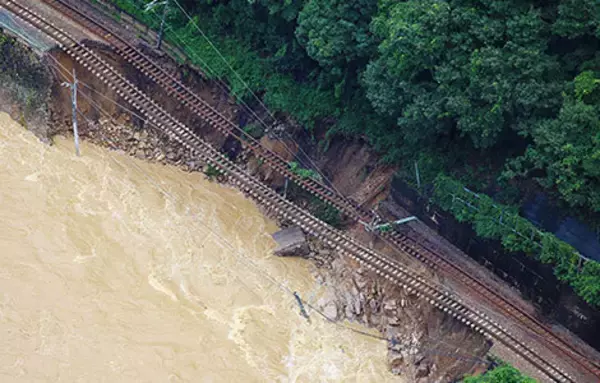 「豪雨被災のJR山陽本線、9月30日に全線再開　「10月中」の見通しを前倒し」の画像