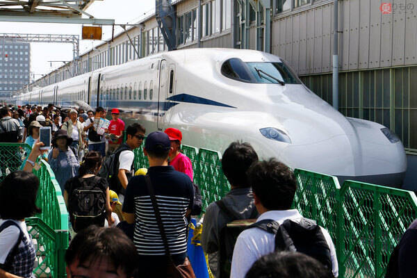 新型新幹線 N700s を初めて一般公開 Jr東海 浜松工場 18年9月16日 エキサイトニュース