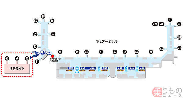 羽田空港第2ターミナルに サテライト 誕生 搭乗口新設 専用バスで移動 18年11月21日 エキサイトニュース