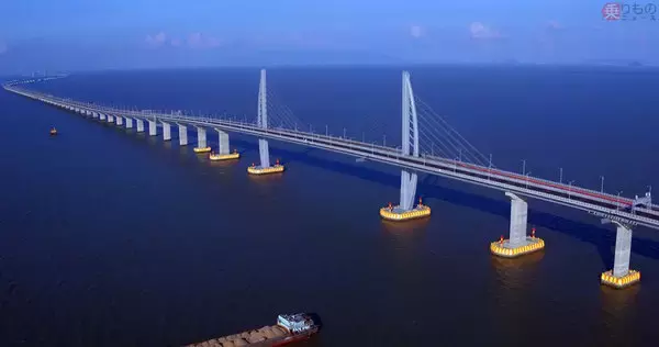 「世界最長海上橋、混雑で入場制限も 香港と珠海・マカオつなぐ港珠澳大橋の現状とは」の画像