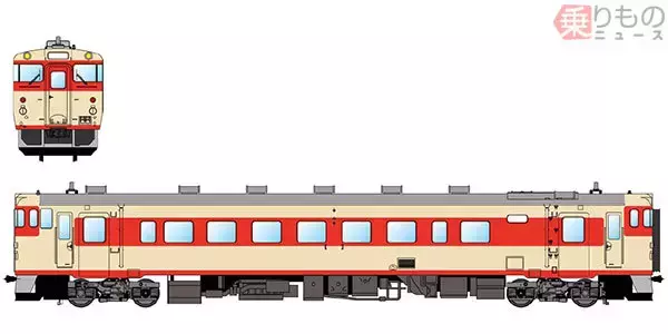 「国鉄急行形」塗色が道南いさりび鉄道で復活 キハ40系が「クリーム＋赤」に