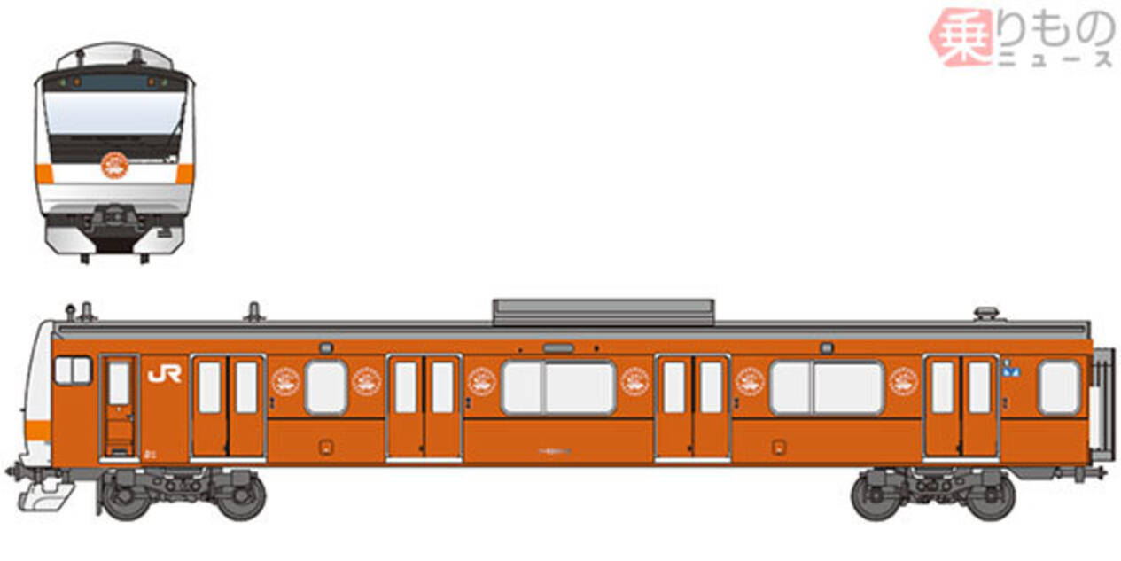 オレンジ一色の中央線、限定復活！ 路線開業130周年記念で一世代前の「201系」風に (2019年3月22日) - エキサイトニュース