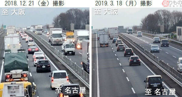 新名神の三重県区間 開通1週間後の状況 東名阪道の渋滞発生回数が大幅減 2019年3月27日 エキサイトニュース