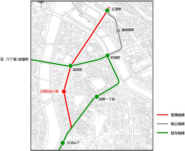 広島駅手前の迂回解消へ 広島電鉄が 駅前大橋ルート 整備 循環ルート も計画 19年3月28日 エキサイトニュース
