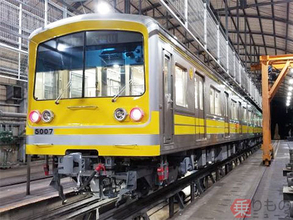 「DAIYUZAN LINE イエロー・シャイニング・トレイン」大雄山線に登場 伊豆箱根鉄道