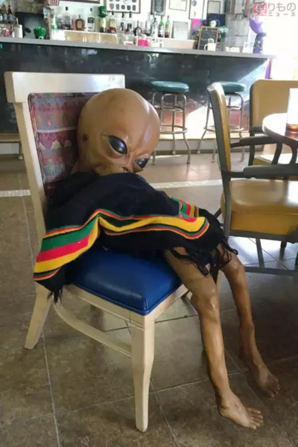 「これも地産地消か エリア51ほど近く、世界中のUFOファン集う「エイリアンのお宿」とは」の画像