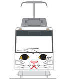 「「幸福の招き猫電車」東急世田谷線に復活！ 車内に足跡、つり革は招き猫、「猫感」強化」の画像1