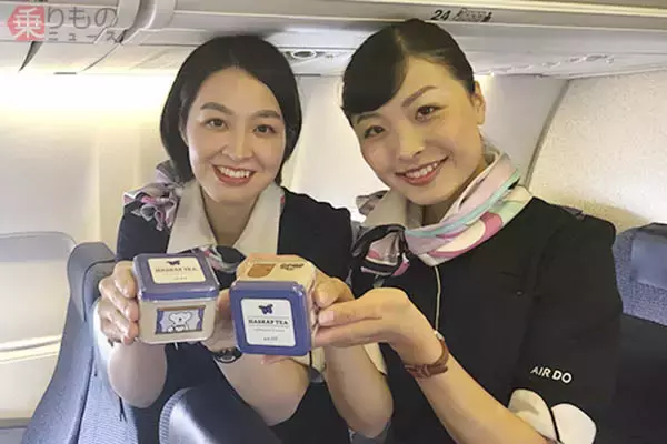 AIRDO「ハスカップティー」を販売 厚真のハスカップ使用、機内サービスで無料提供も