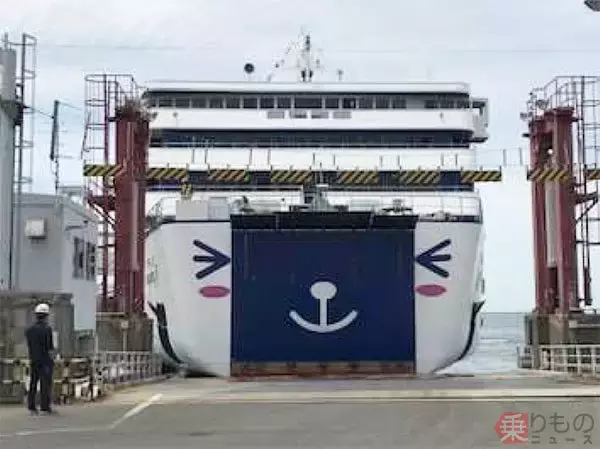 ジャンボフェリーが「ニャンコフェリー」に！ 50周年記念で特別ペイント実施