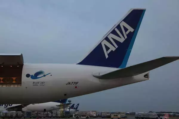 「日本初導入 大容量＆長距離飛行OKなANA貨物機「ボーイング777F」テイクオフ！」の画像