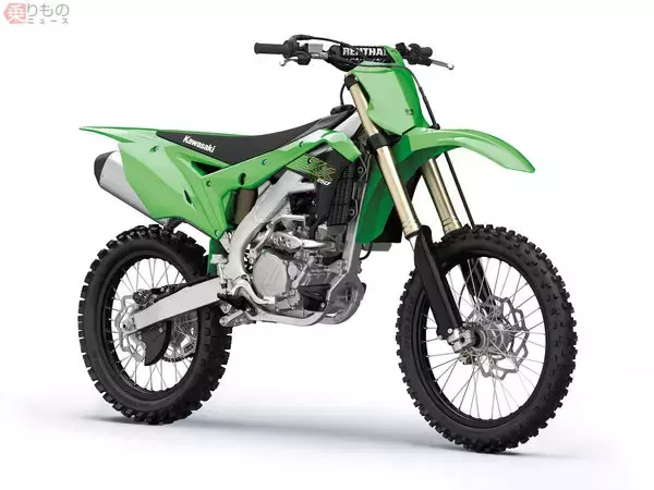 カワサキ「KX250」フルモデルチェンジ！ モトクロスレース用バイク 最高出力など向上