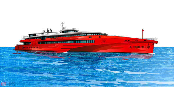 新型高速船 クイーンビートル 年7月就航 Jr九州高速船の福岡 釜山航路 19年7月29日 エキサイトニュース