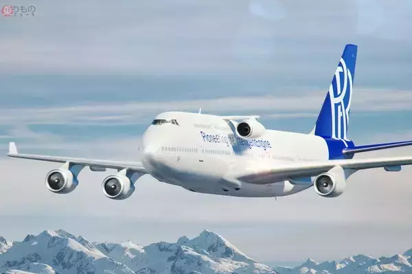 ロールス・ロイス、異形のエンジンテスト機にボーイング747「ジャンボ」を改造