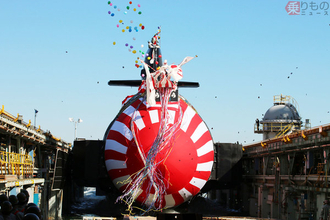 海上自衛隊最新鋭潜水艦「とうりゅう」進水 そうりゅう型のトリを飾る最終艦 防衛省