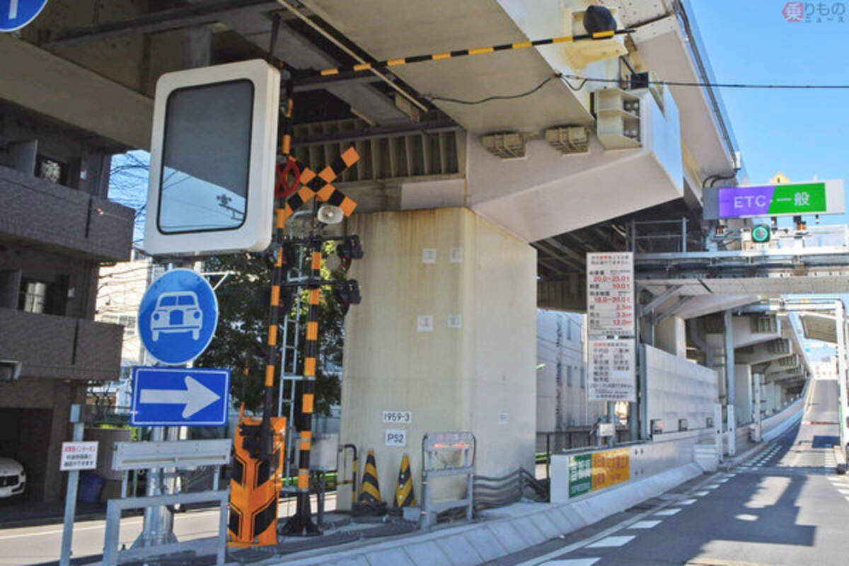 なぜ首都高入口に 鉄道の踏切 周囲に線路なし いつ閉まるのか 警報器遮断機 作動 年1月23日 エキサイトニュース