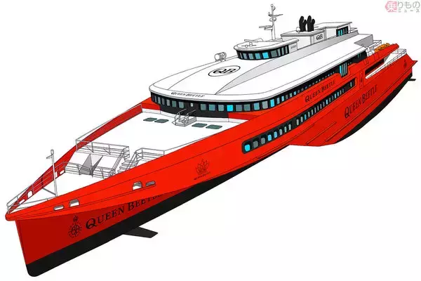 新型船「クイーンビートル」30日予約開始 福岡～釜山航路に7月就航 JR九州高速船