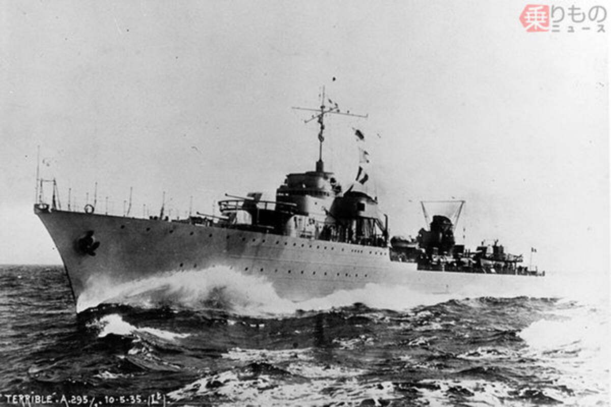 史上最速 仏駆逐艦 ル テリブル の俊足 旧海軍 島風 より速いギネス記録45ノット 年2月23日 エキサイトニュース